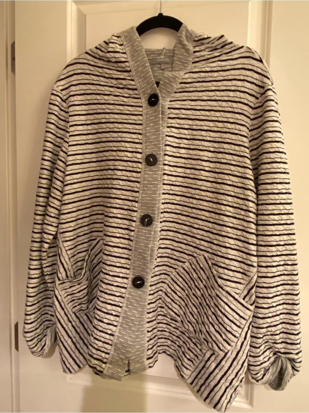 Habitat striped hooded jacket